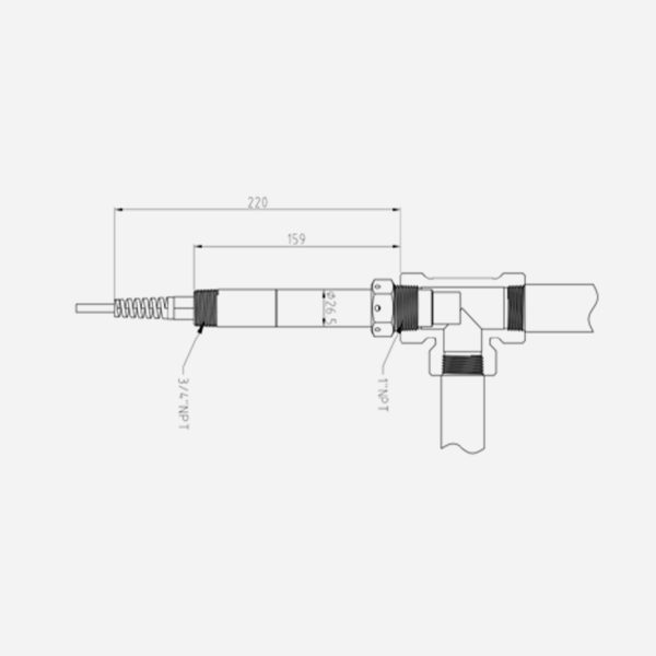 1inch Threaded Adapter Kit for ST-77X Dissolved Oxygen Series - 图片 2