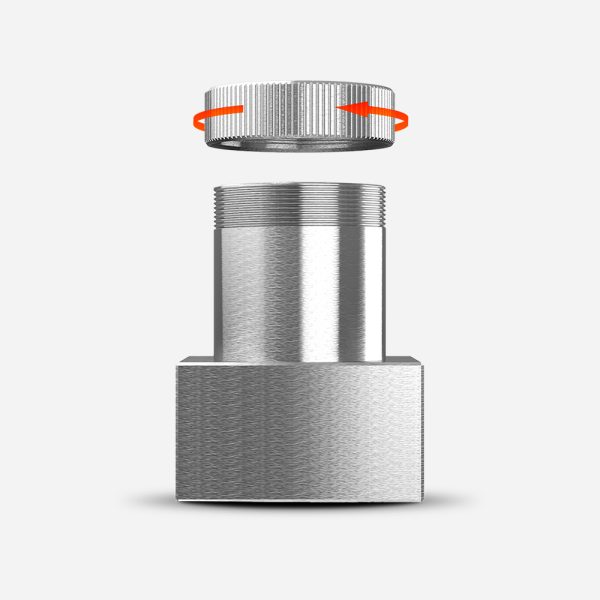 ST-009 316L Stainless Steel Tee 3/4in FNPT Inlet/Outlet - 图片 2